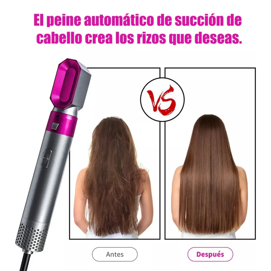 Transforma tu cabello en minutos Cepillo Secador 5 en 1