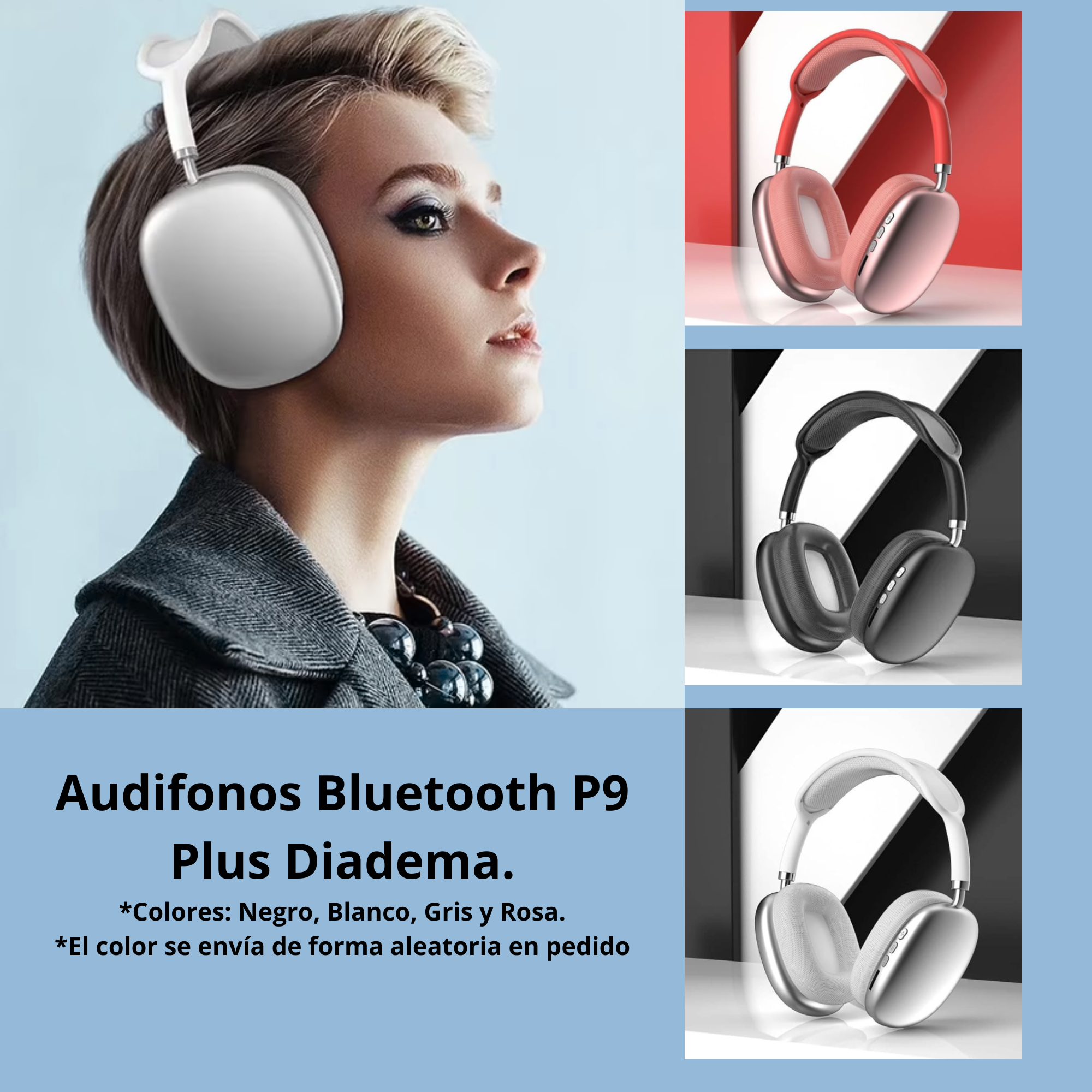 Kit 2 Drones Doble Cámara 4K + Audífonos Bluetooth P9