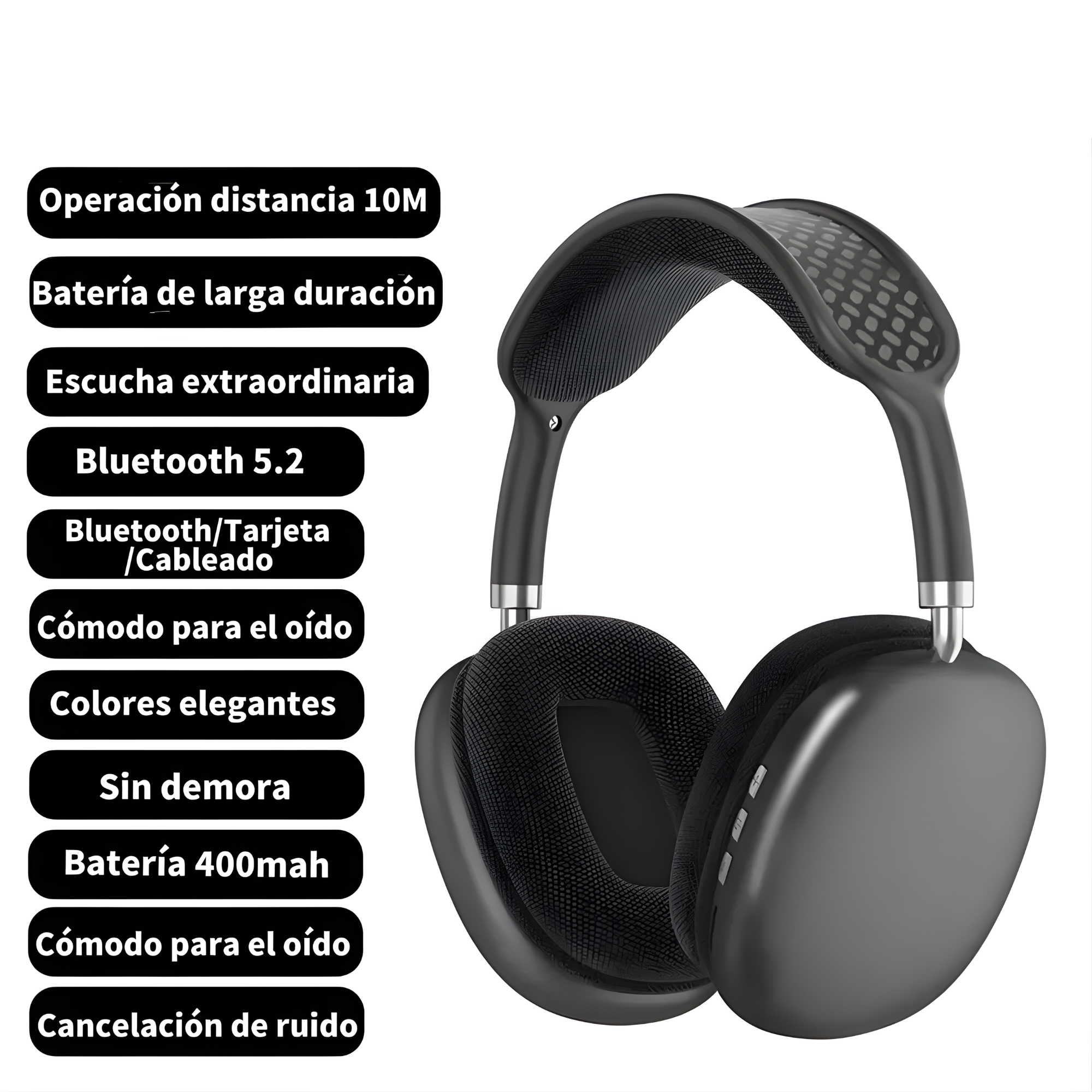 Kit 2 Drones Doble Cámara 4K + Audífonos Bluetooth P9
